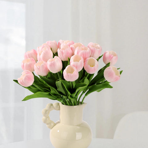 HOMESEASONS PU material petals feel natural and durable.