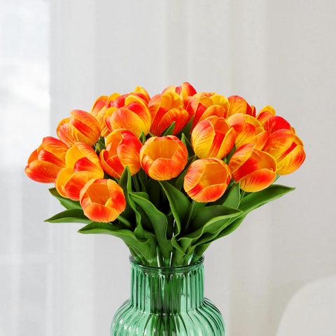 HOMESEASONS orange tulip lights suit dining rooms and cozy nooks