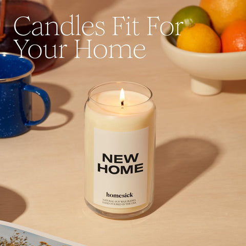 Homesick hand-poured small batch emphasizes craftsmanship and consistency.