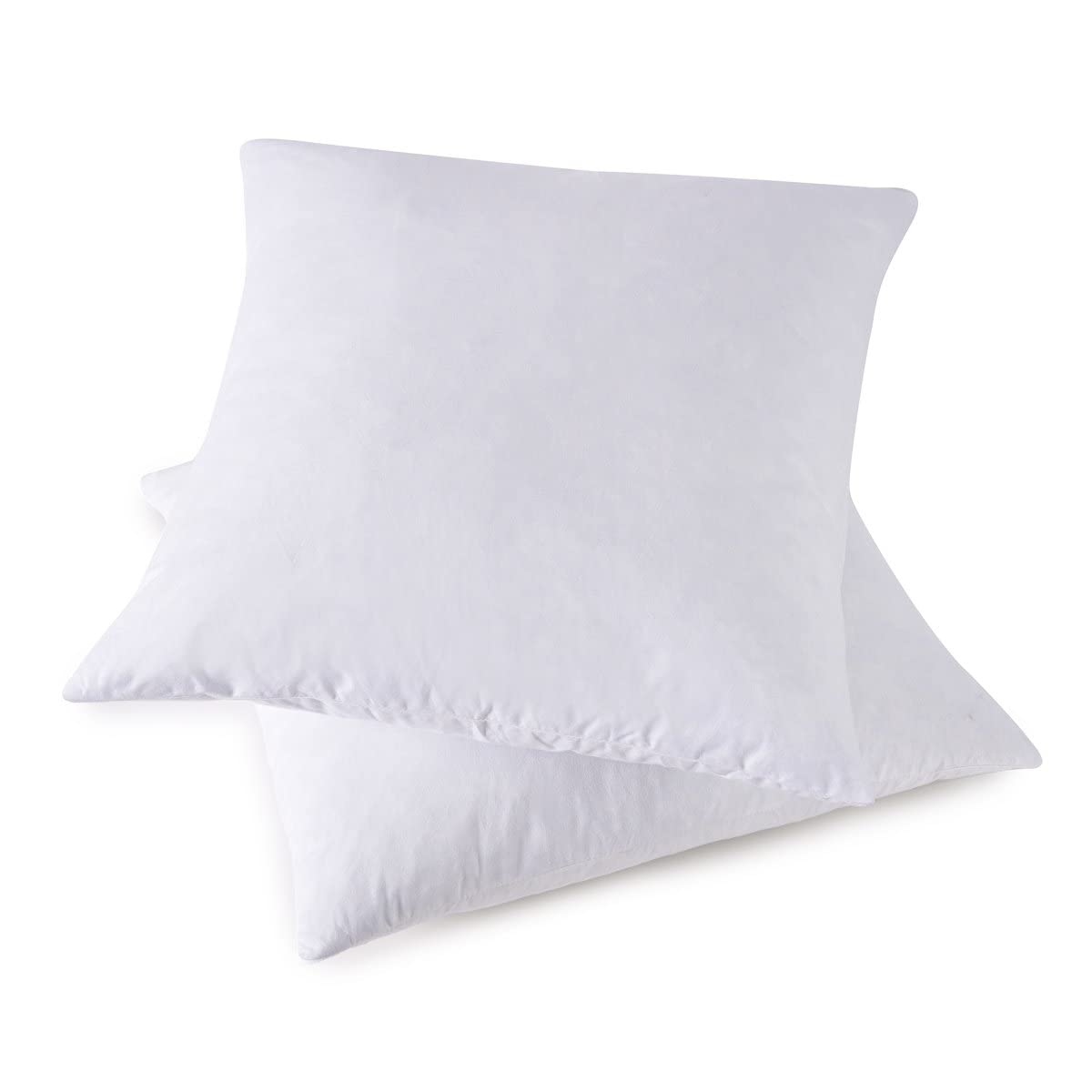 HOMESJUN throw pillow inserts 18x18 close-up with plush loft for cozy couch comfort