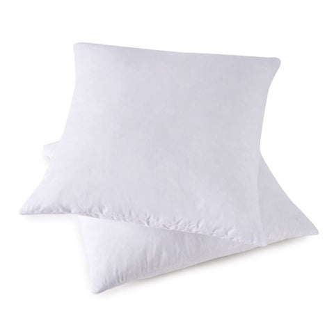HOMESJUN throw pillow inserts 18x18 close-up with plush loft for cozy couch comfort