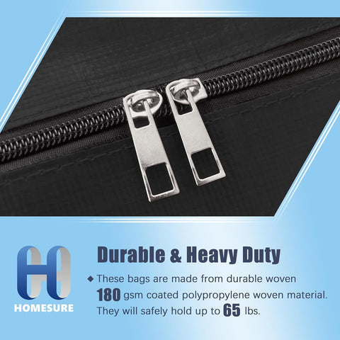 HOMESURE 8-pack dorm storage bags organize clothes and bedding efficiently.