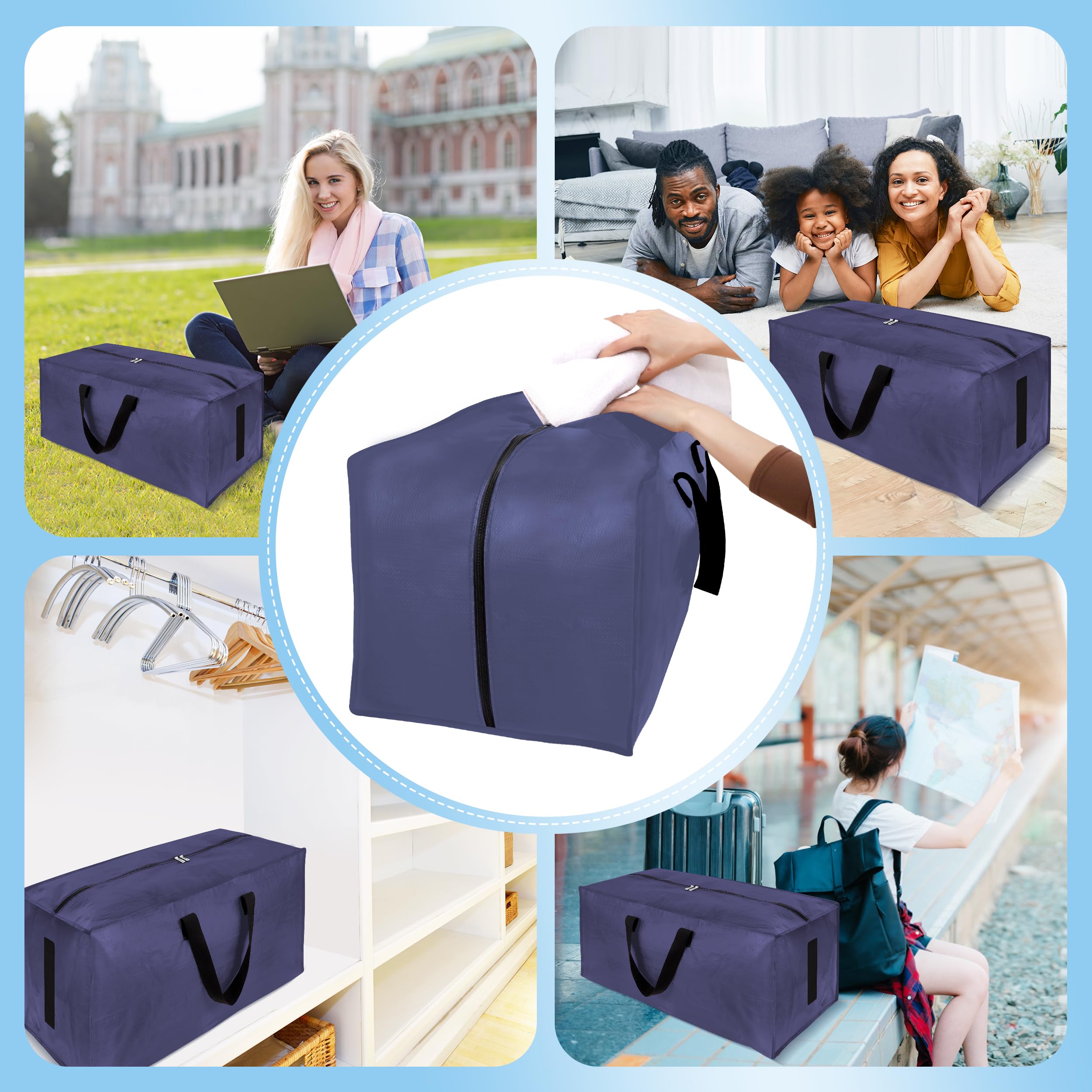 HOMESURE durable carrying handles aid lifting in stairs and hallways.