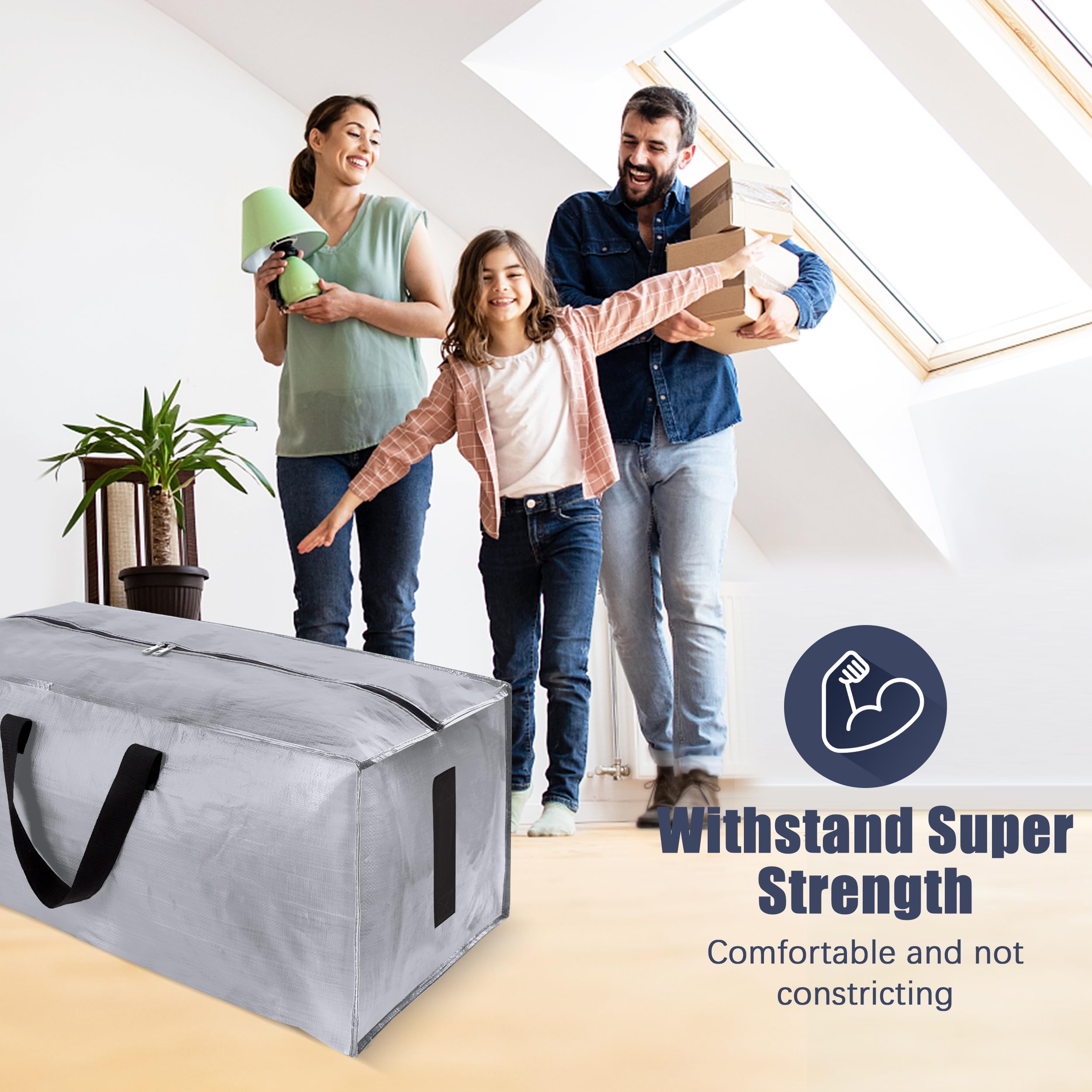 HOMESURE high-capacity moving bags ideal for clothes and more