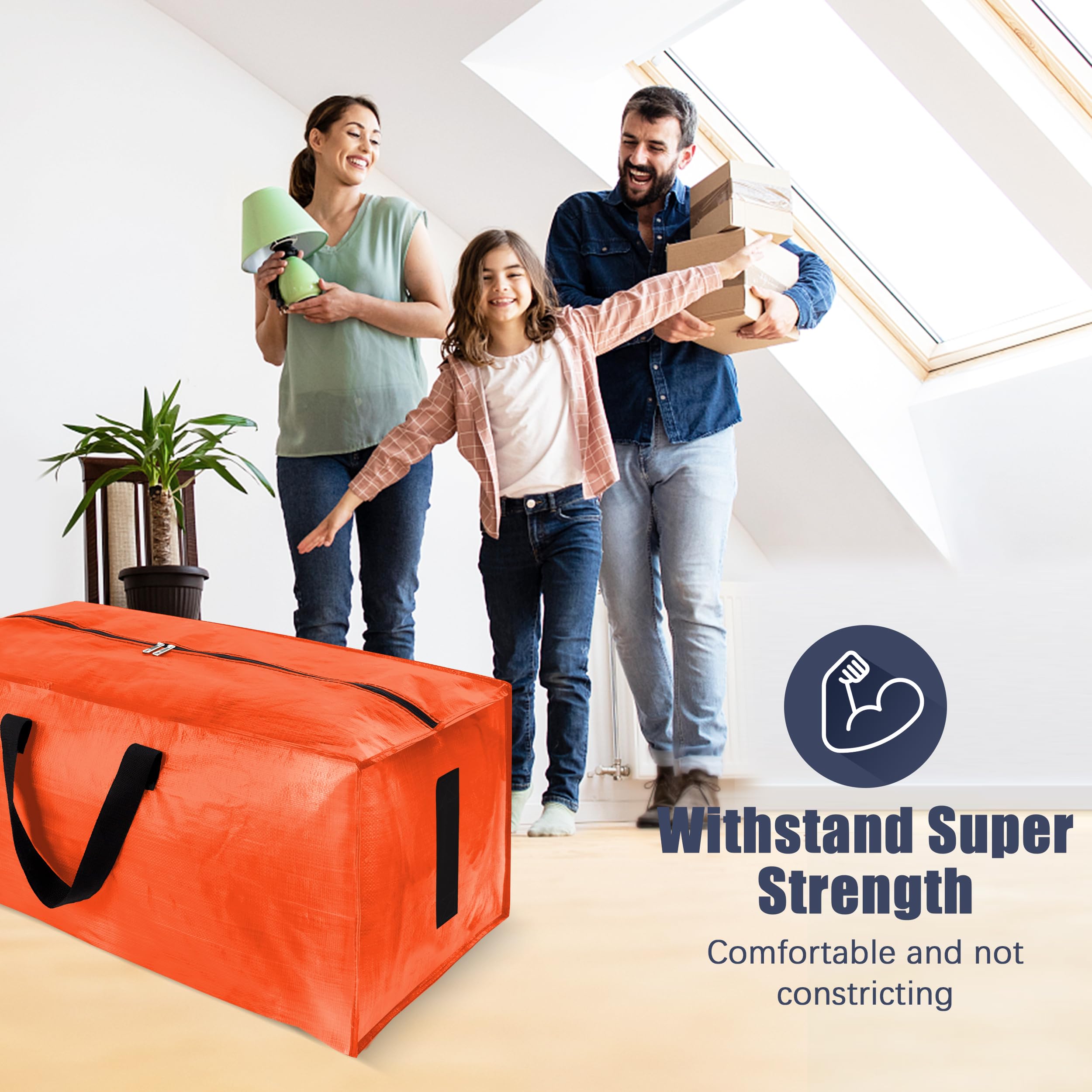 Homesure jumbo capacity bag quartet offers space-saving storage for dorms and moves