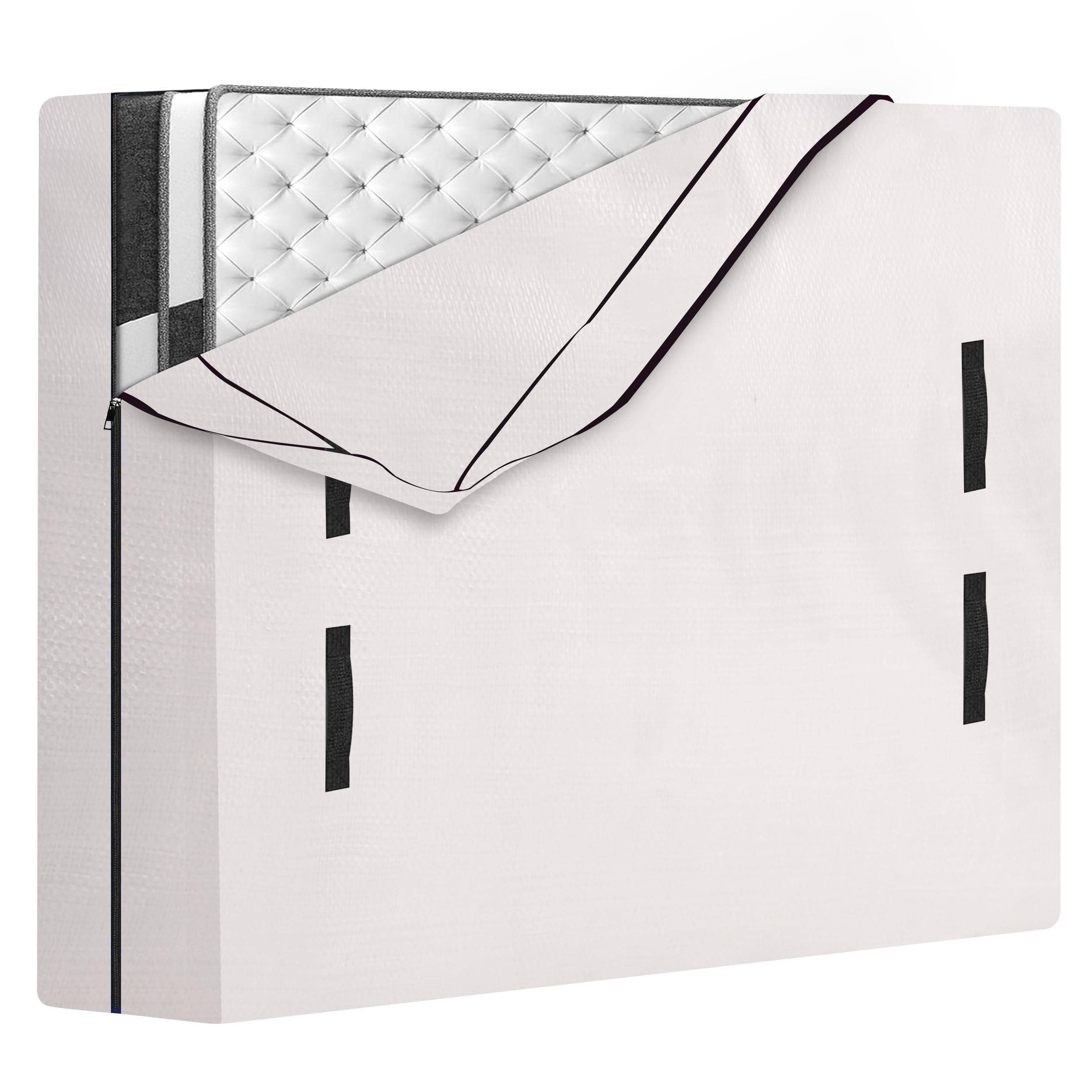 Homesure king mattress bag semi-transparent cover protects privacy and mattress from dust