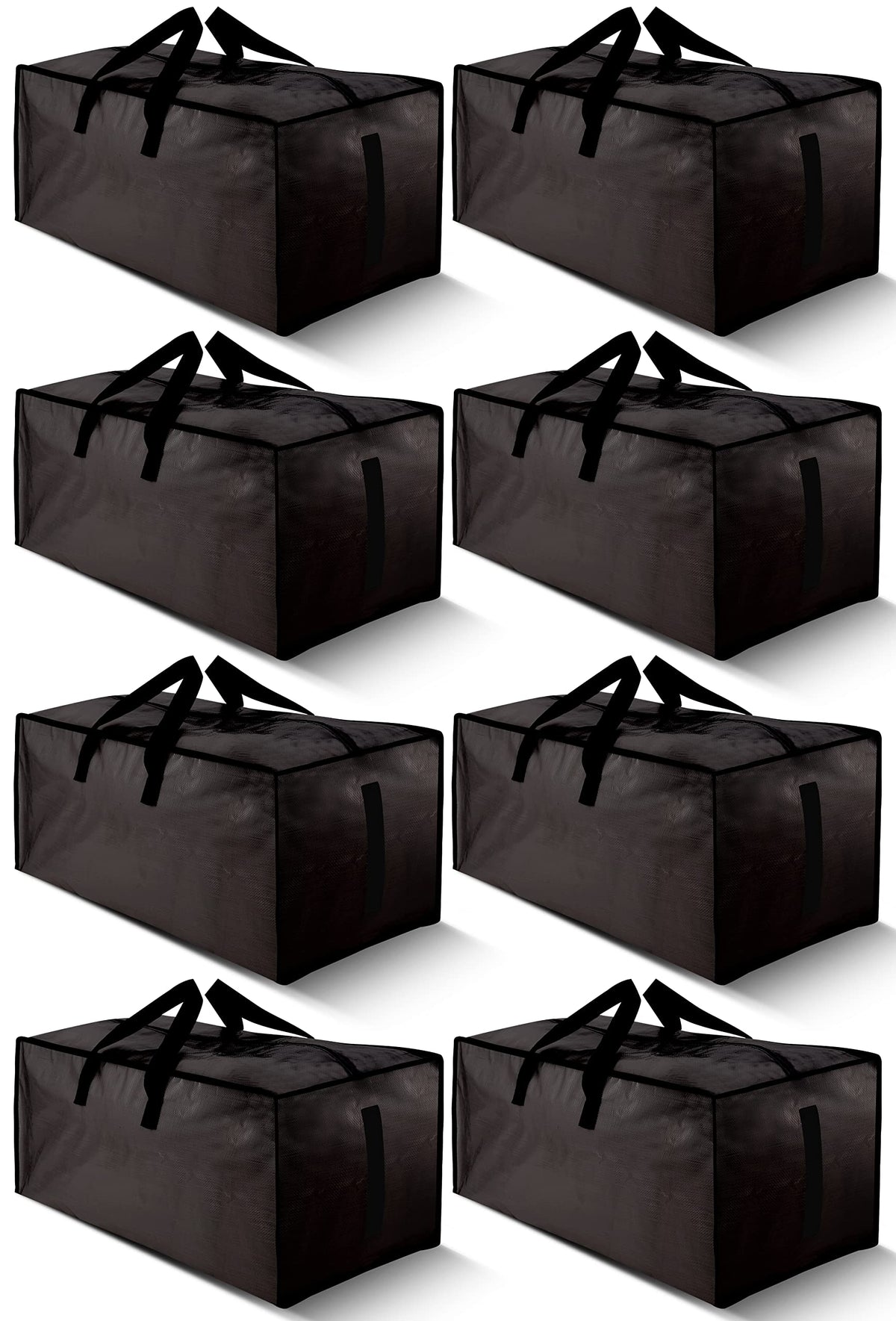 HOMESURE large bags with zippers and carrying handles for easy moving and storage.