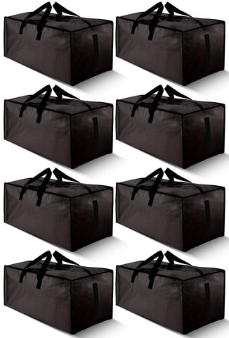 HOMESURE large bags with zippers and carrying handles for easy moving and storage.