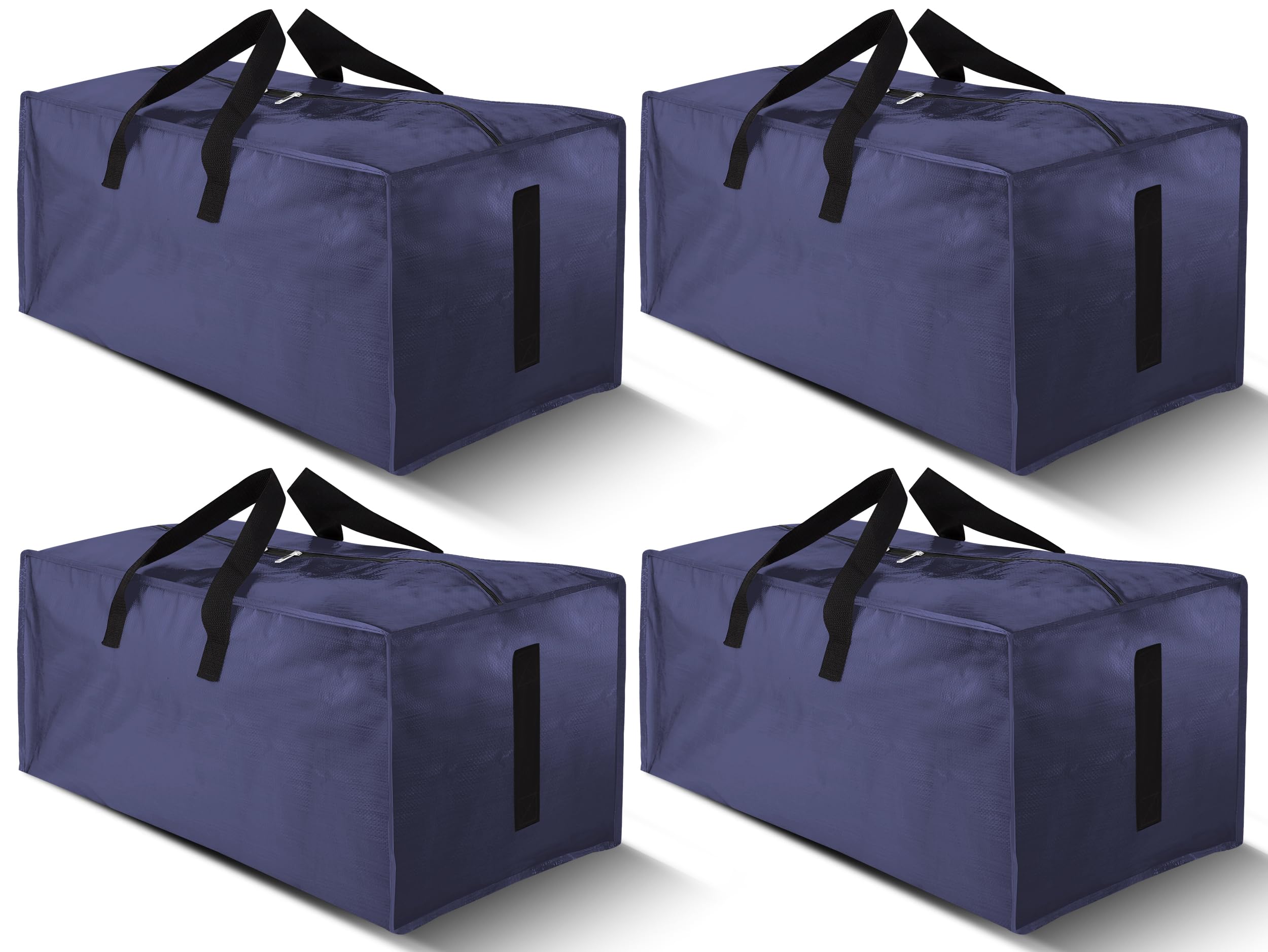 HOMESURE large blue moving bag with zipper and handles for easy transport.