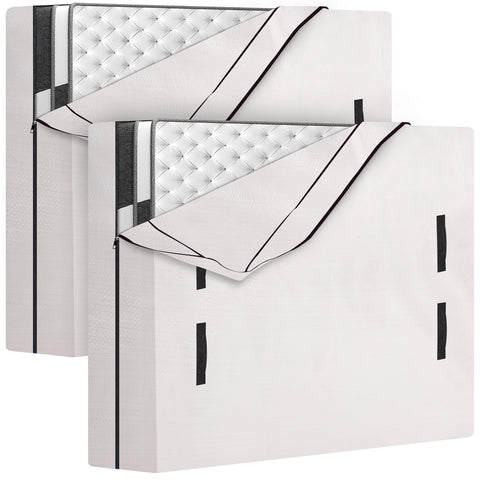 HOMESURE mattress bags with 8 handles for easy carrying during moves.