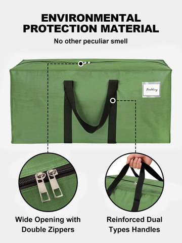 HOMESURE high-capacity bags store clothes, blankets, footwear, and more.