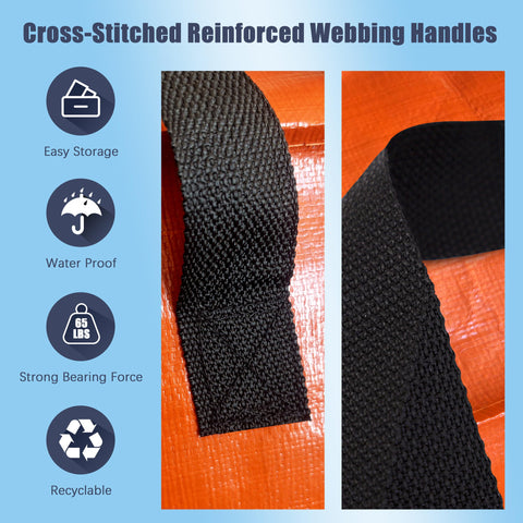 Homesure upgraded webbing and reinforced zipper ensure comfortable handling