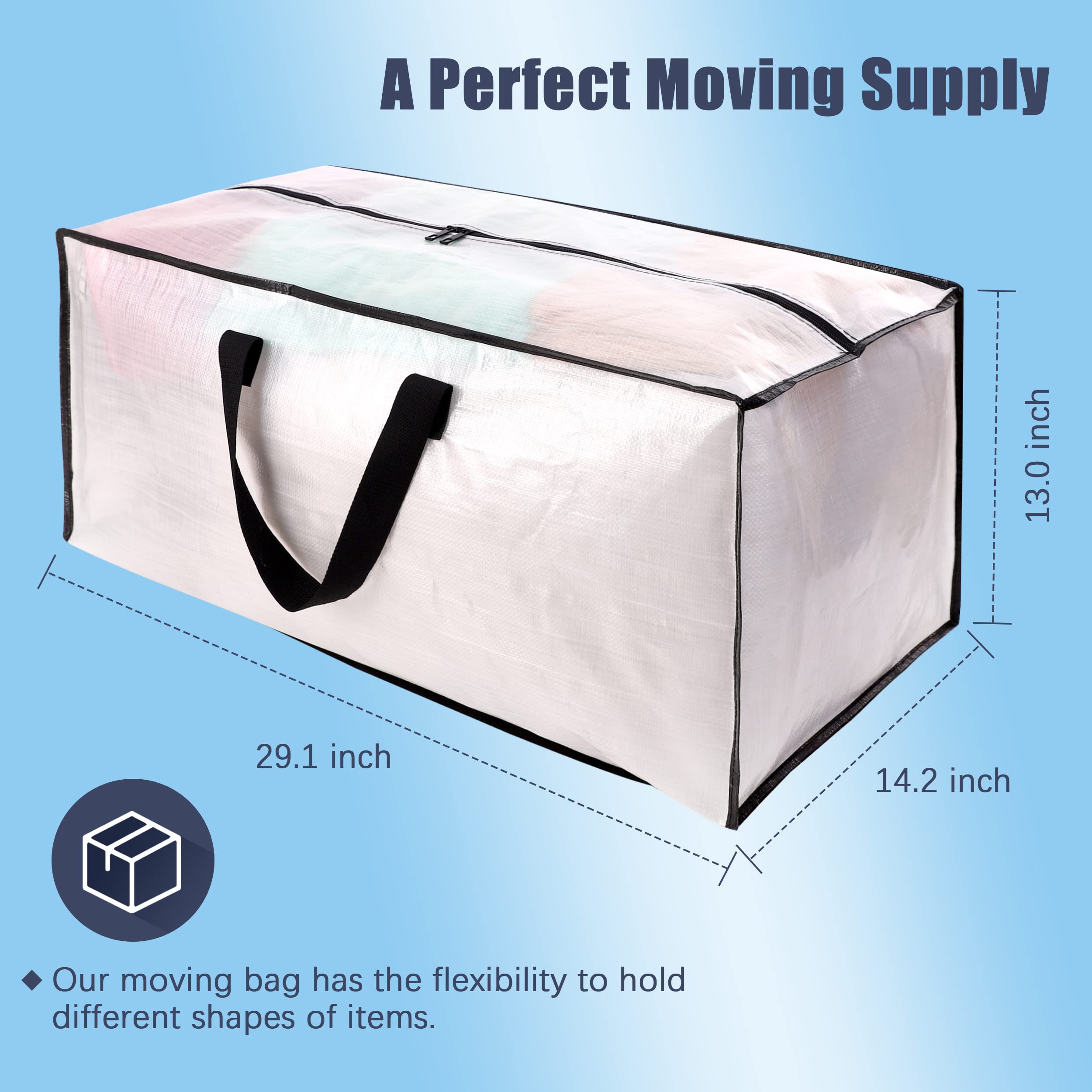 HOMESURE water-resistant tote highlights a heavy-duty build for protection.