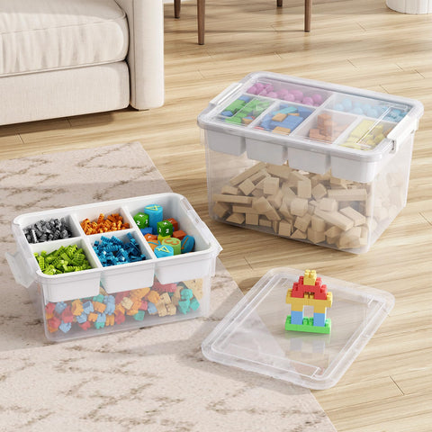 HOMETUK deep-base storage supports bulky items while maximizing space.