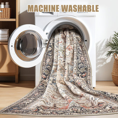 homewill non-slip back keeps the rug in place on various floors