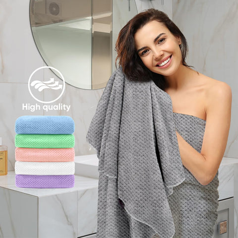 HOMEXCEL absorbent towels ideal for post-shower comfort and routines.