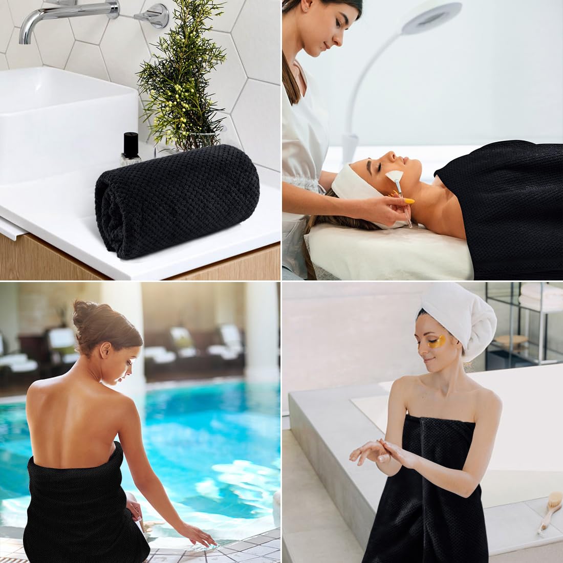 HOMEXCEL towel care instructions emphasize longevity and softness.