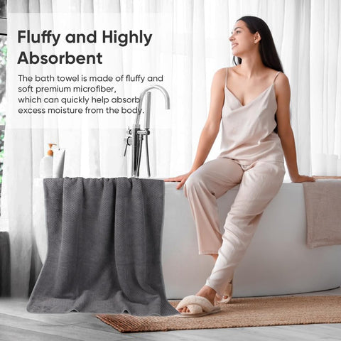 HOMEXCEL multi use towel shown at pool or gym setting.