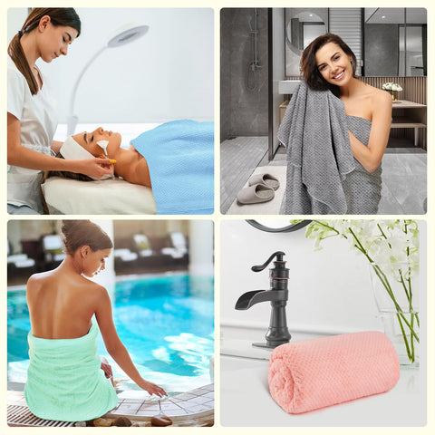 HOMEXCEL quick-dry towels suitable for gym, travel, or beach trips.