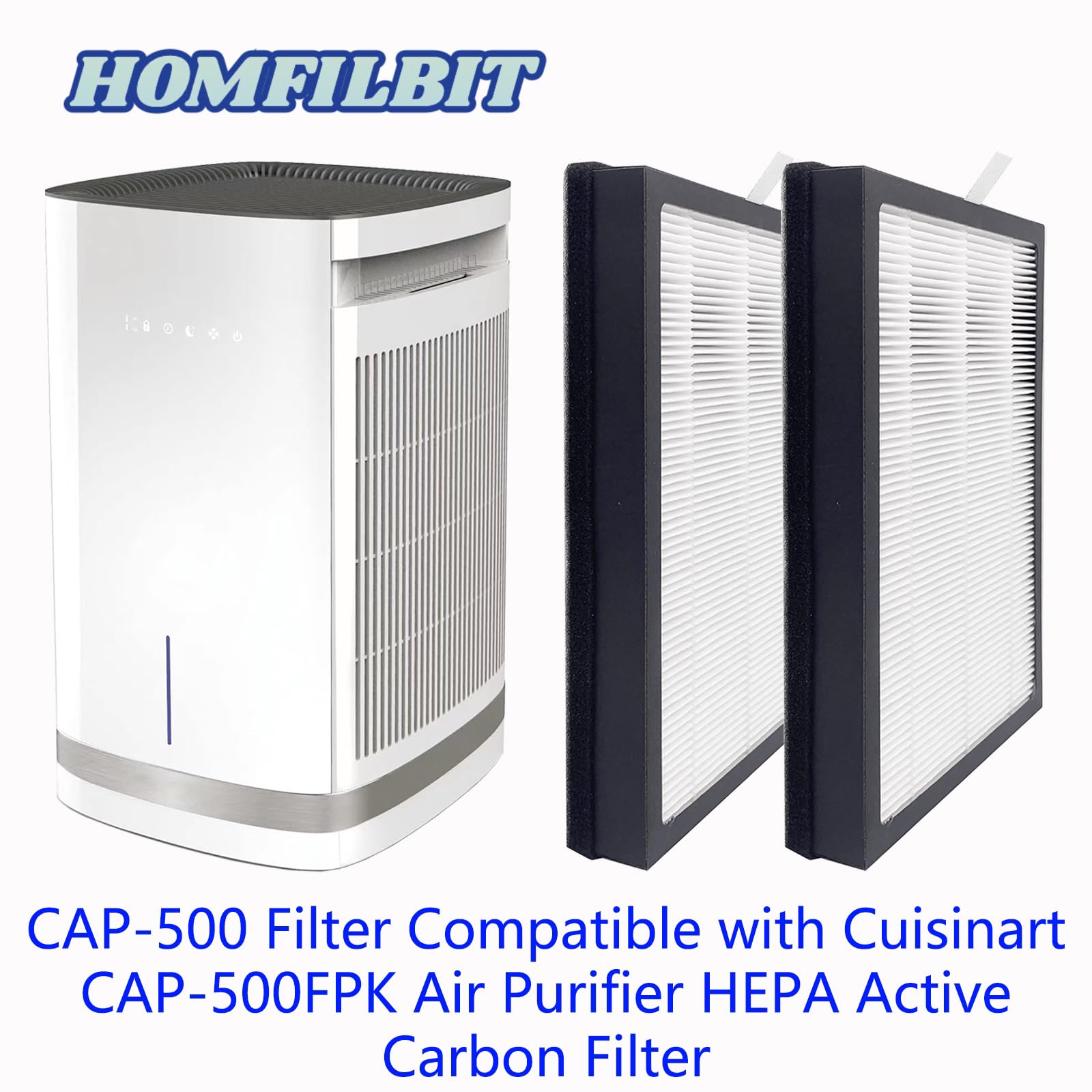 HOMFILBIT CAP-500FPK HEPA filter ensures cleaner indoor air for CAP-500 Purxium