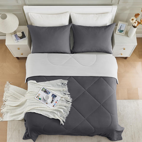 HOMFINE cooling blanket double-sided surfaces visible for longer cooling feel