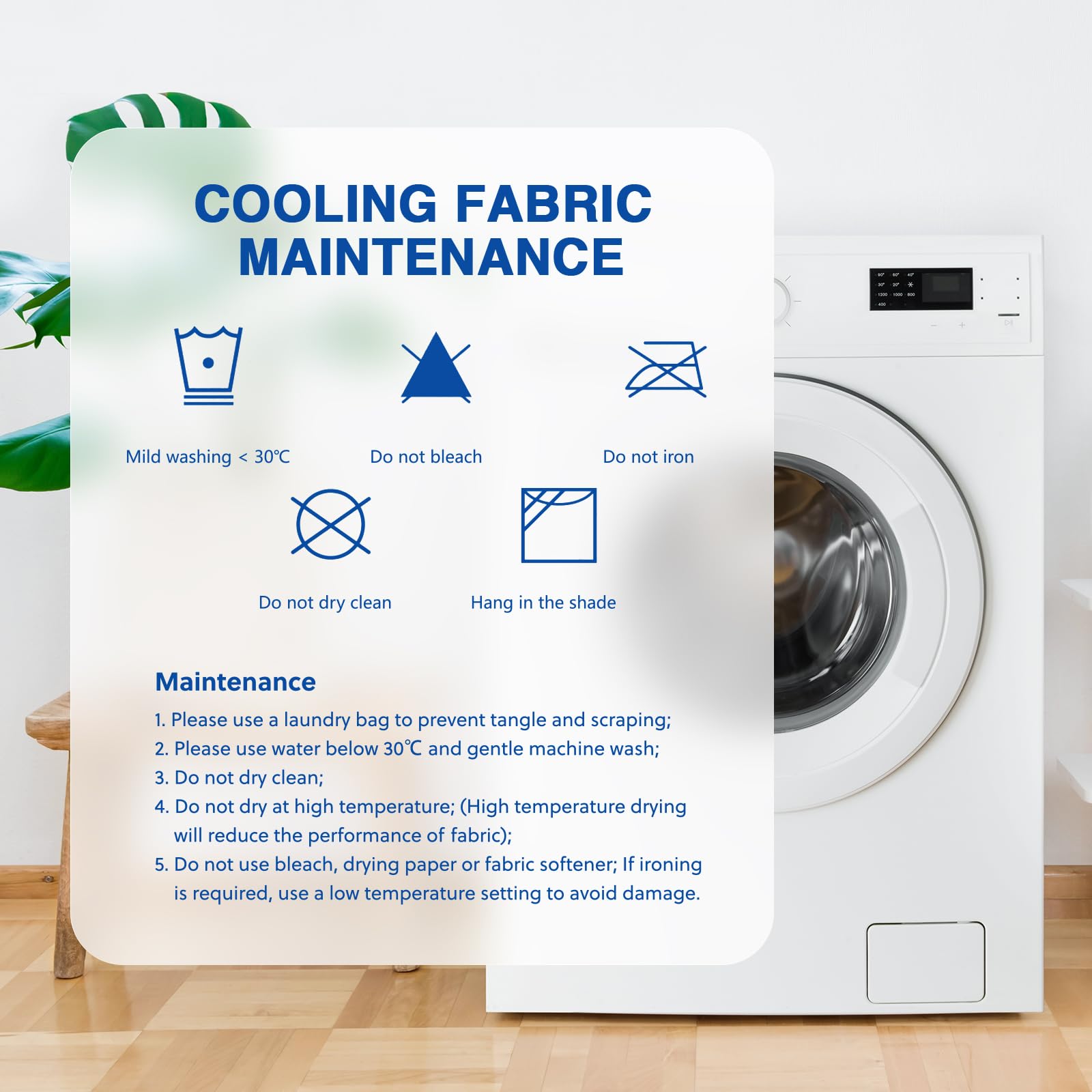 HOMFINE cooling blanket packaged in blue box and ready to gift.