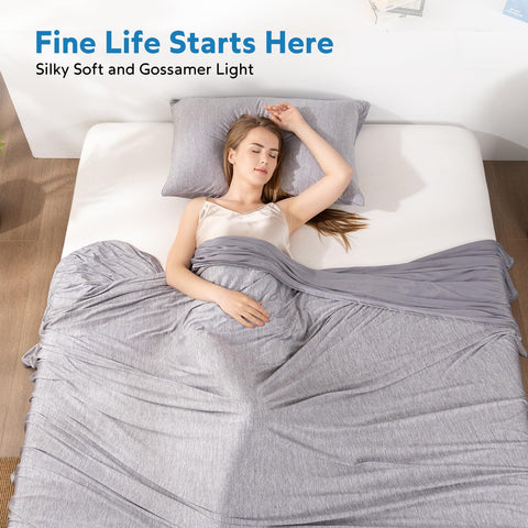 HOMFINE cooling blanket packaged for gifting, ready to delight