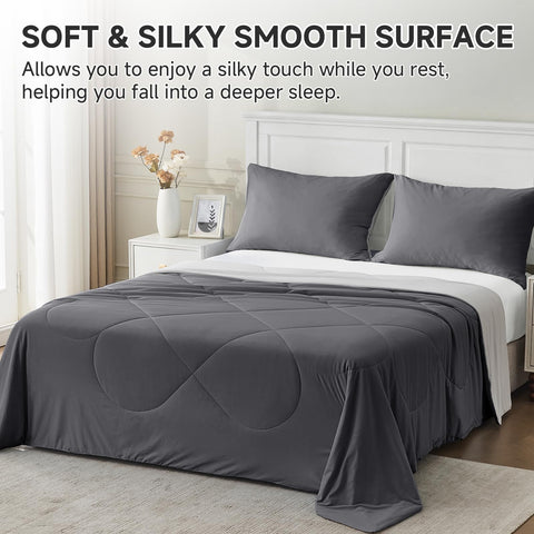 HOMFINE cooling blanket travel-ready design emphasizes portability