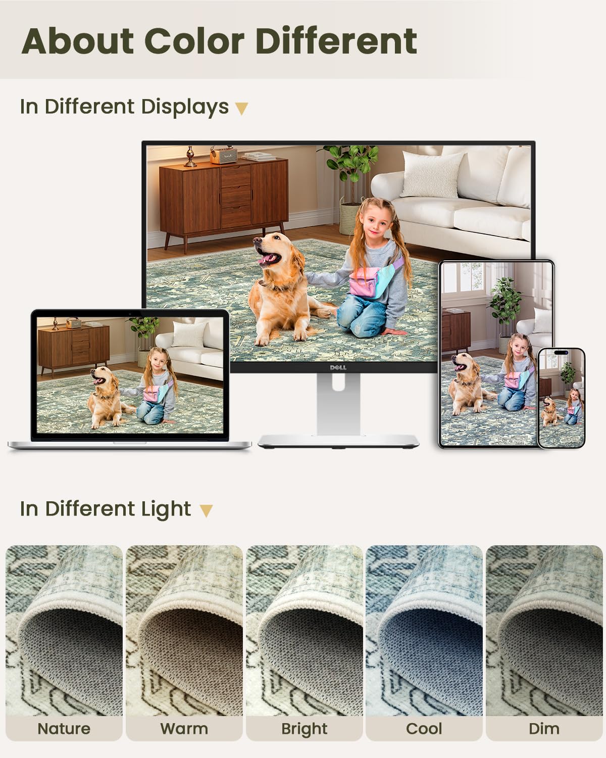 HOMFINE stain-resistant finish helps protect busy areas.