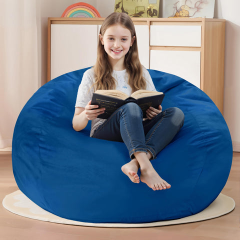 Homguava Bean Bag Chair with memory foam fill offers responsive support.
