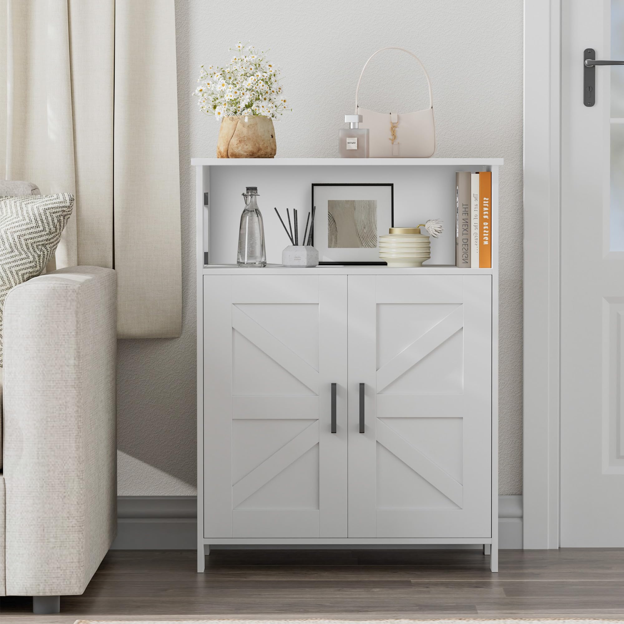 Compact size 11.8 x 23.6 x 31.5 inches fits small spaces.