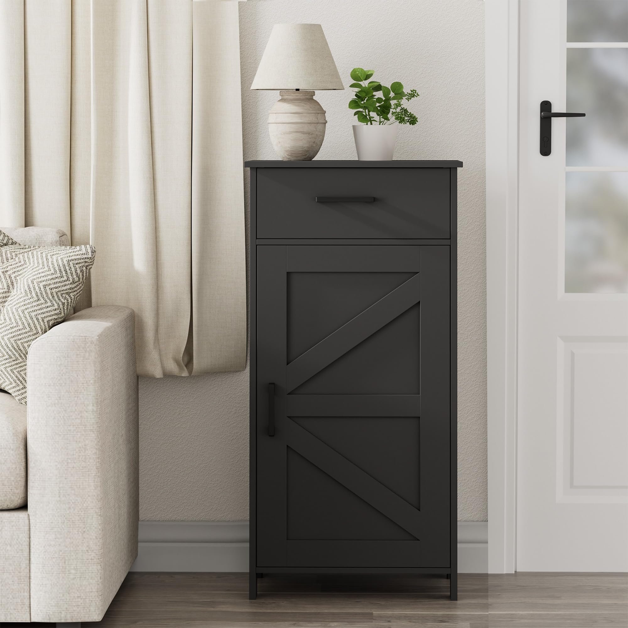 Homhedy assembly-ready cabinet arrives with clear steps for quick setup.