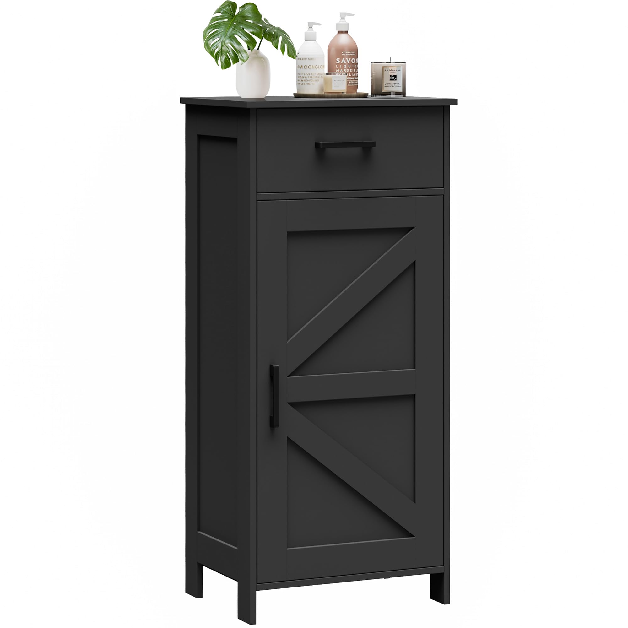 Homhedy cabinet suits kitchen, living room, or entryway storage needs.