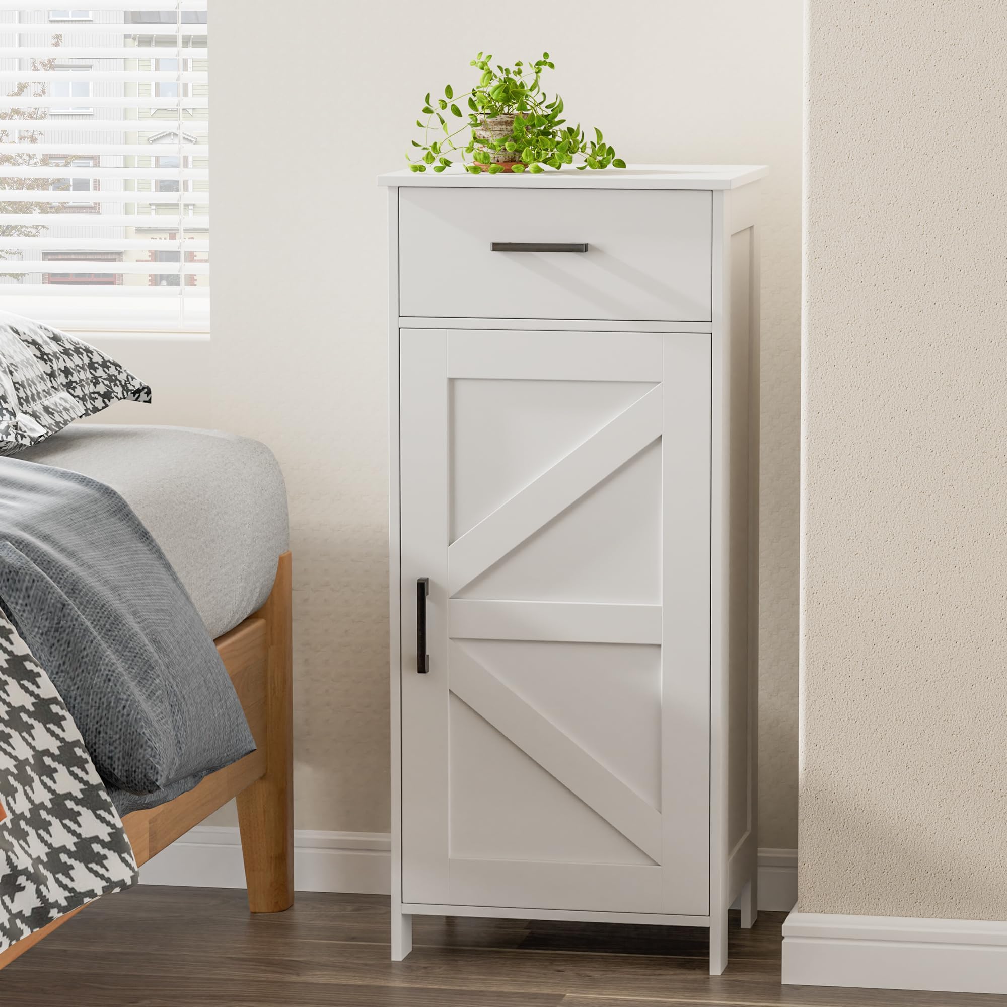 Homhedy cabinet in small spaces, fits tight corners