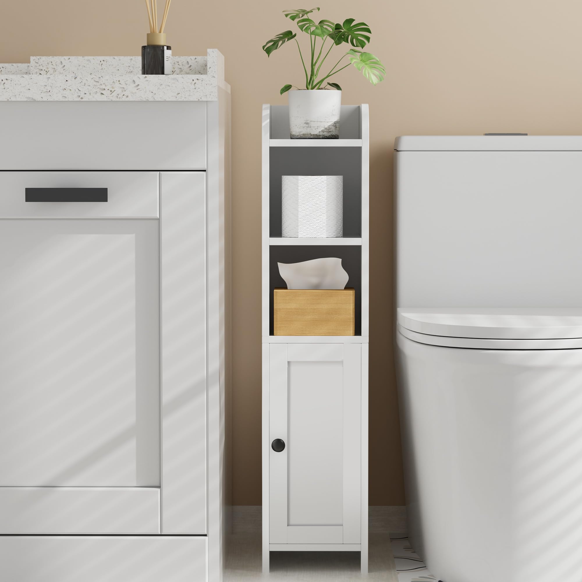 Homhedy compact dimensions fit in tight bathrooms without clutter.