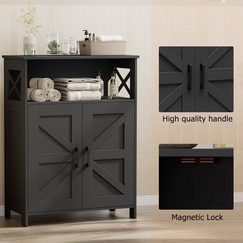 Homhedy magnetic door for easy opening and closing.