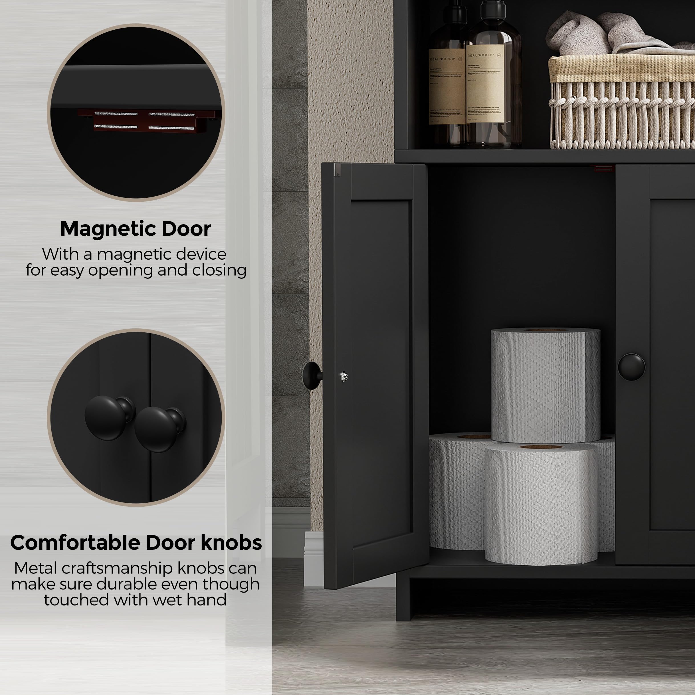 Homhedy cabinet metal knobs add durable, stylish hardware.