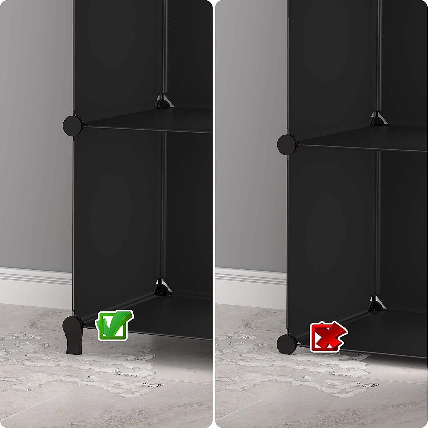 HOMIDEC 12-cube organizer kids room helps organize toys and books.