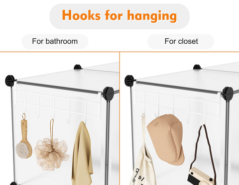 HOMIDEC 6-Cube storage for kids room shows practical organization in a playful setup