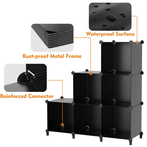 HOMIDEC 9-cube unit enhances small-space organization with lightweight materials