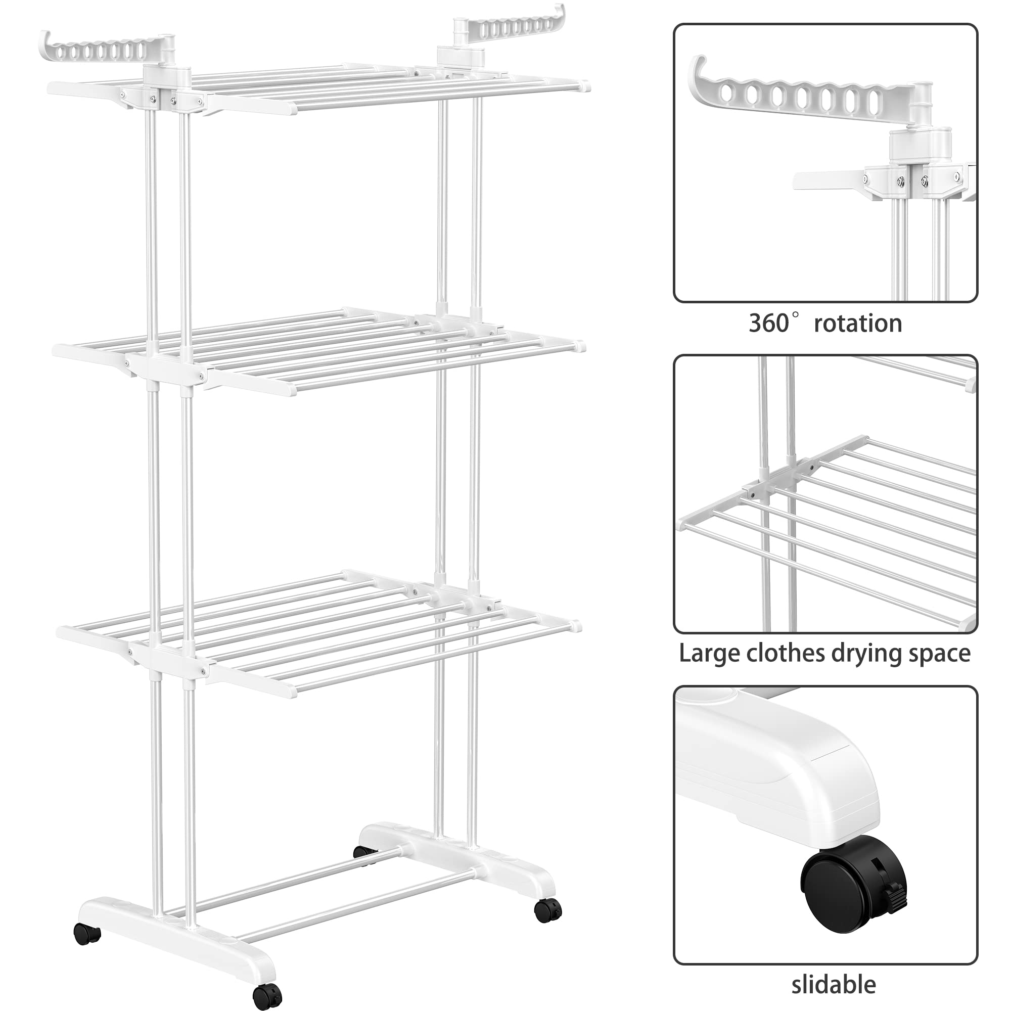 Folded HOMIDEC rack compact for space-saving storage