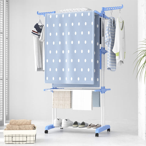 HOMIDEC foldable drying rack saves space when not in use