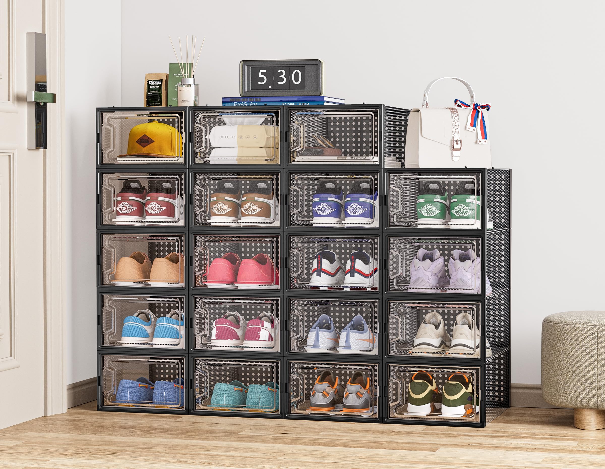 HOMIDEC lids secure firmly for dust-free storage