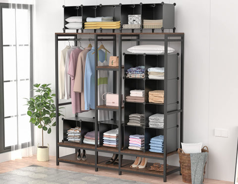 HOMIDEC multifunction storage cubes in living room setting for organized display