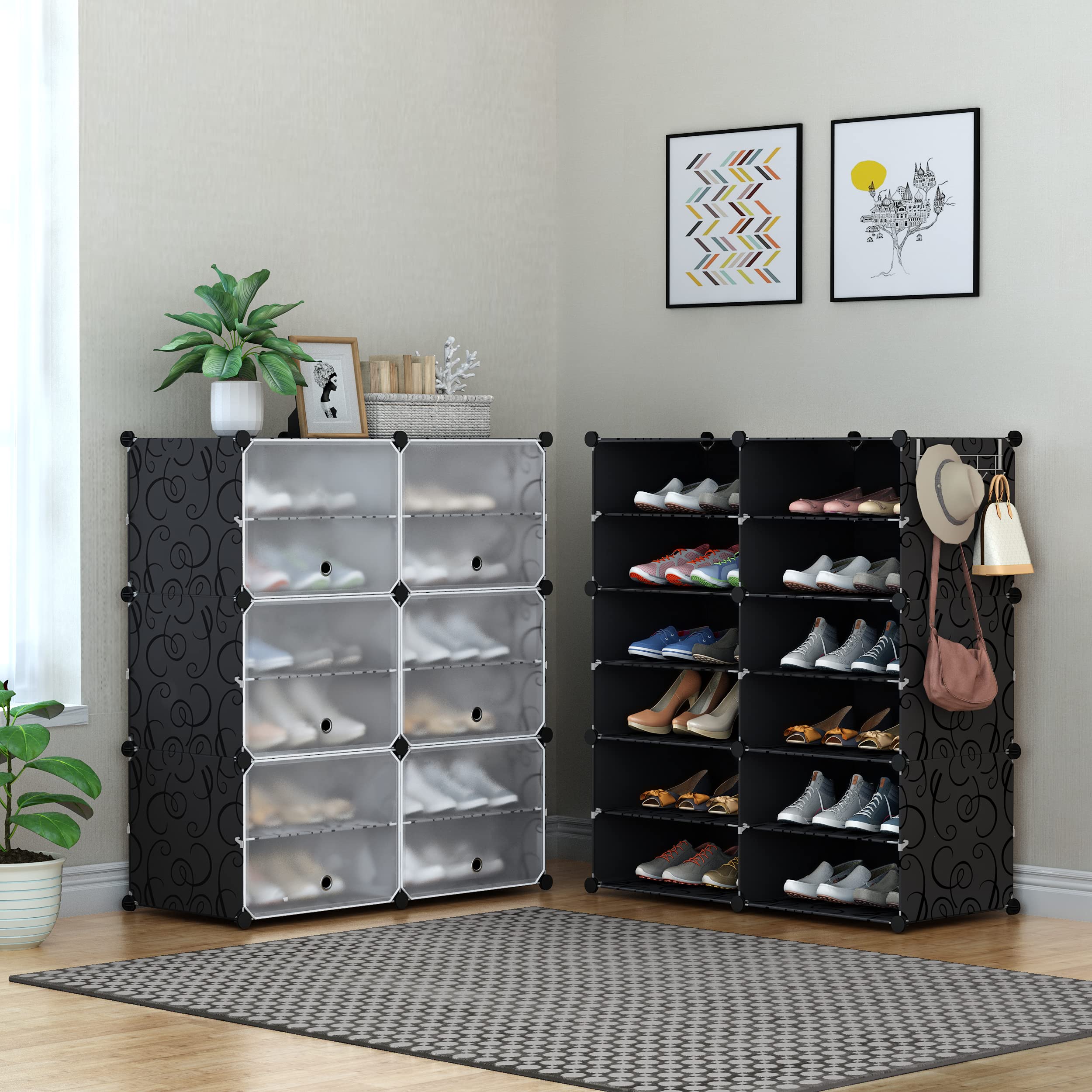 HOMIDEC bedroom-use setup for tidy closet organization.