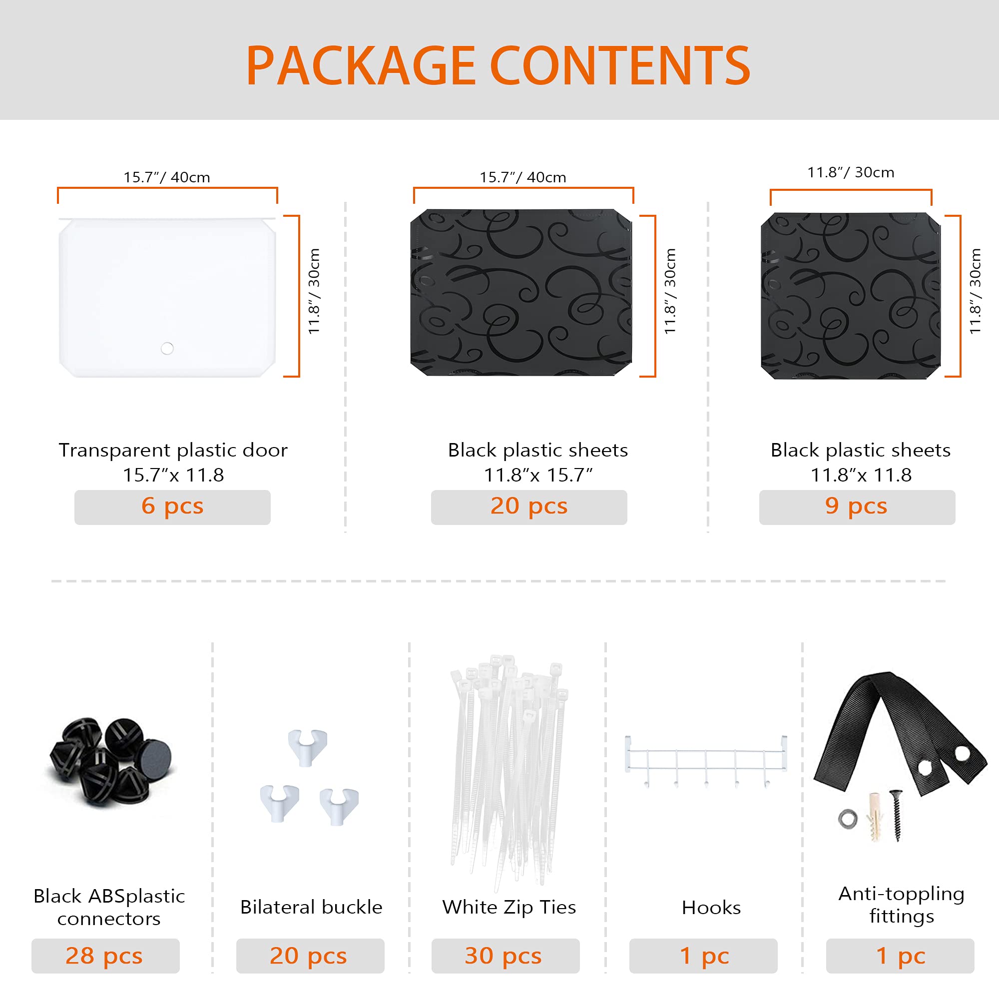 HOMIDEC easy-clean waterproof design supports low-maintenance storage.