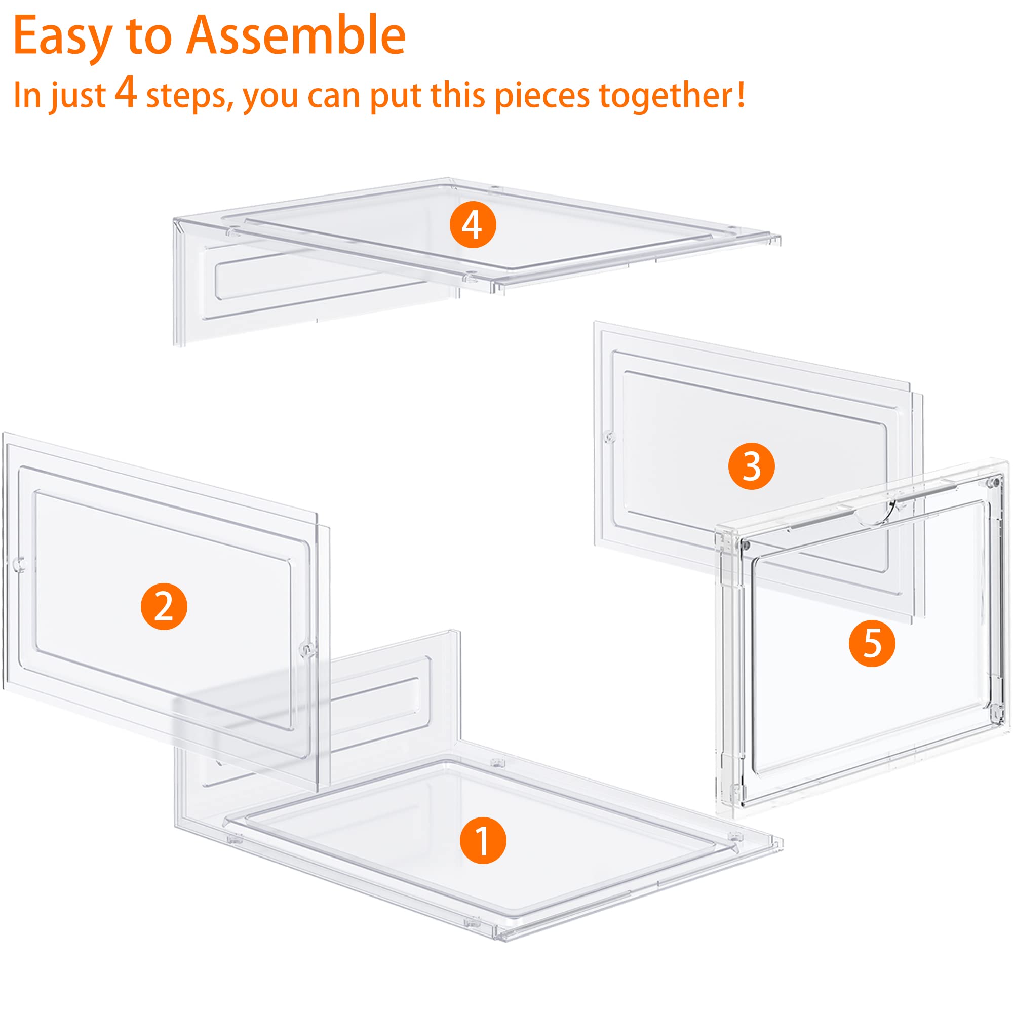 HOMIDEC shoe storage ventilation holes keep air circulating and odors down