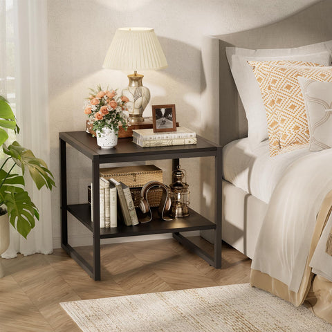 Homieasy End Table image highlighting included assembly tools.