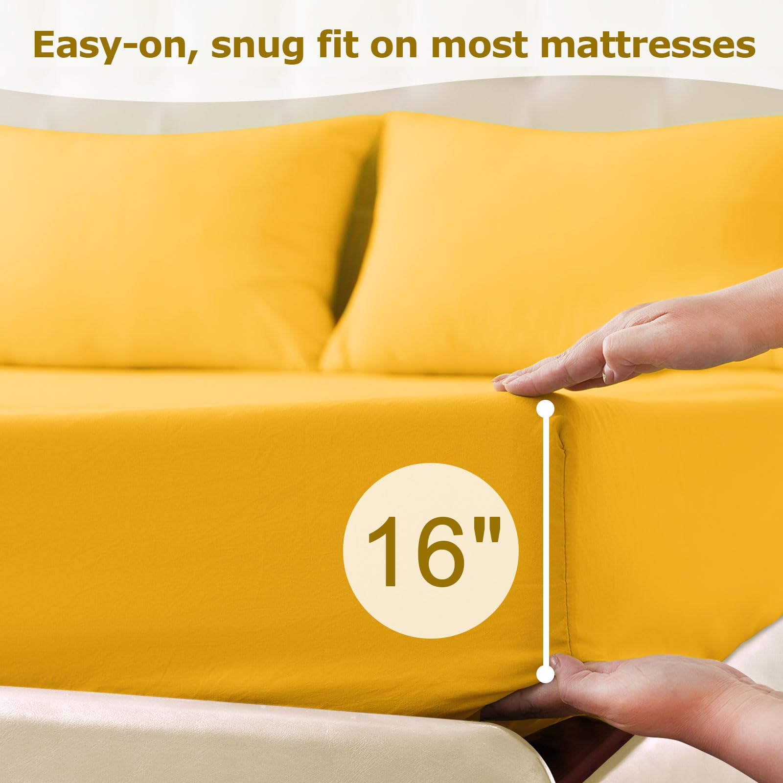 Homilay Spectra Yellow microfiber texture close-up highlights plush softness and quick-drying comfort.