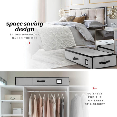 Homior Gift Wrap Organizer front pocket keeps accessories within reach.